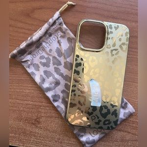 iPhone 13 Pro Max Gold Cheetah Loopy